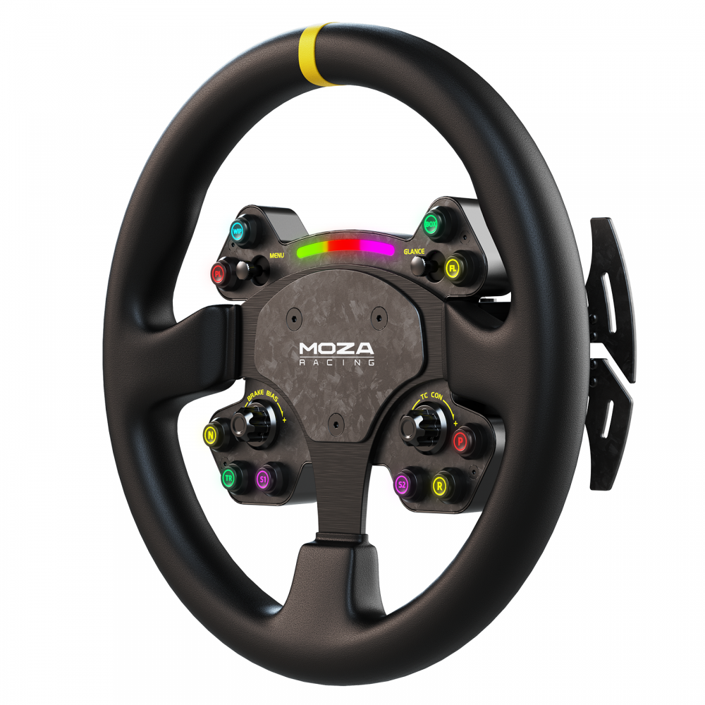 RSeat Europe SimracingMoza Racing RS V2 Steering Wheel Leather MOZA